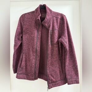 Andrew Marc Women's Burgundy Zip-Up